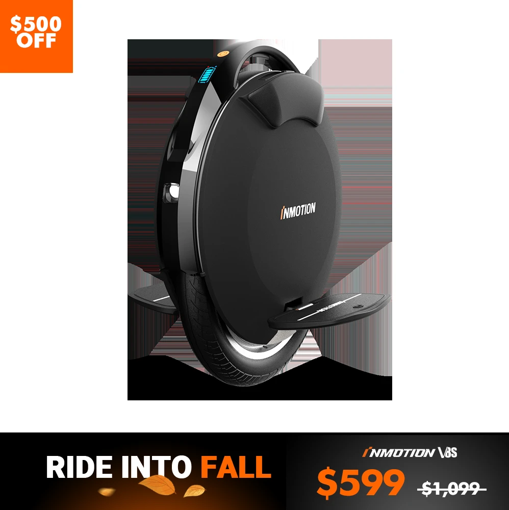 INMOTION V8S Electric Unicycle exact-model reference photograph